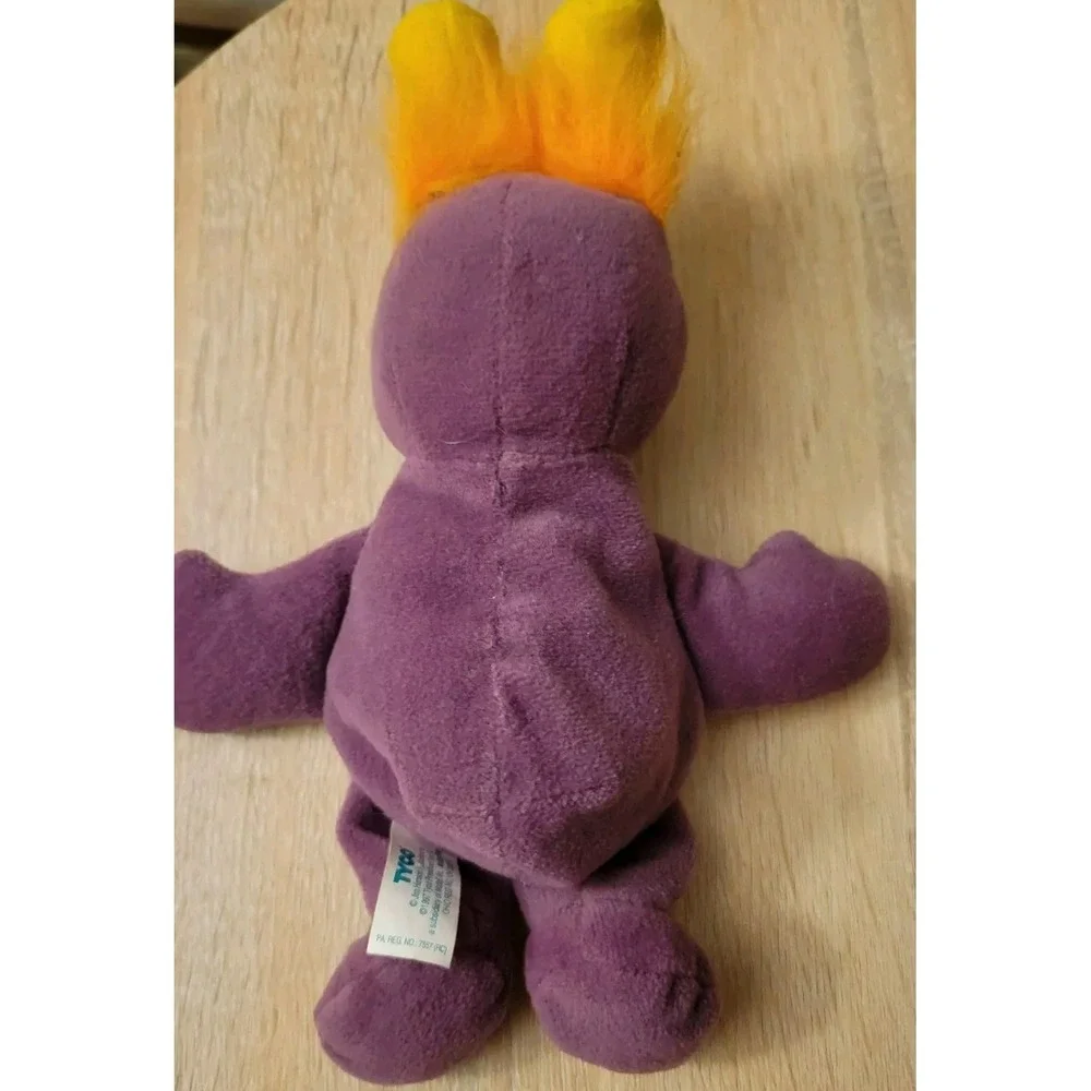 Sesame Street Honker Plush Purple Soft Stuffed Beanbag Toy Beanie 8in - B‎
